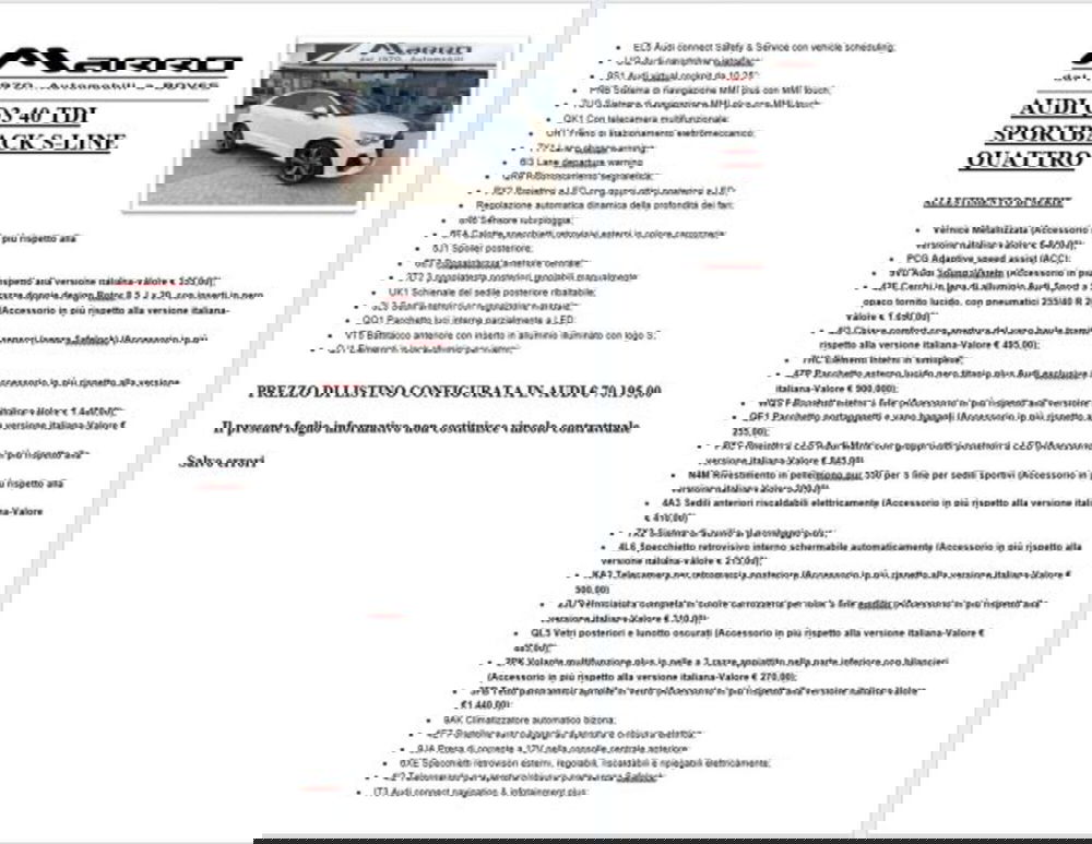 Audi Q3 Sportback nuova a Cuneo (2)