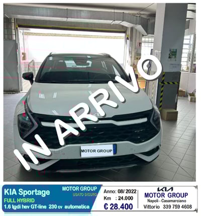 Kia Sportage 1.6 TGDi HEV AT GT-line Plus del 2022 usata a Casamarciano