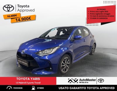 Toyota Yaris 1.5 Hybrid 5 porte Trend del 2021 usata a Ferrara