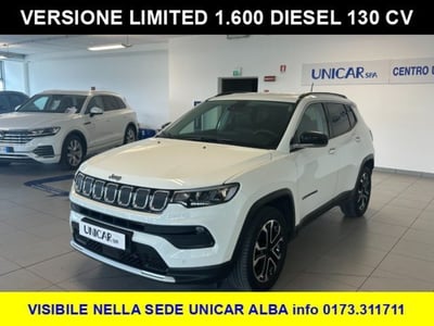 Jeep Compass 1.6 mjt Limited 2wd 130cv del 2021 usata a Alba
