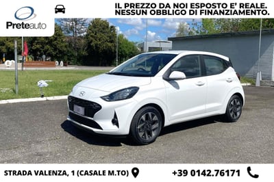Hyundai i10 1.0 MPI Econext Connectline nuova a Caresanablot