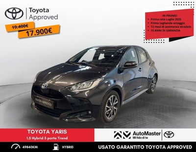 Toyota Yaris 1.5 Hybrid 5 porte Trend del 2022 usata a Ferrara