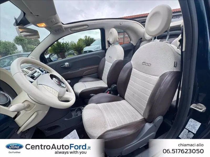 Fiat 500C Cabrio usata a Roma (11)