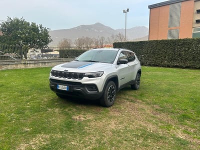 Jeep Compass 1.3 T4 240CV PHEV AT6 4xe Trailhawk del 2021 usata a Fisciano