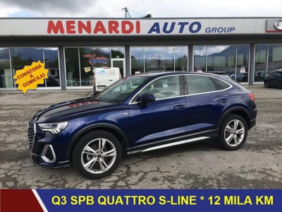 Audi Q3 Sportback 35 TDI quattro S tronic S line edition del 2023 usata a Bernezzo