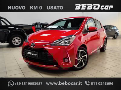 Toyota Yaris 1.0 72 CV 5 porte Lounge del 2018 usata a Torino