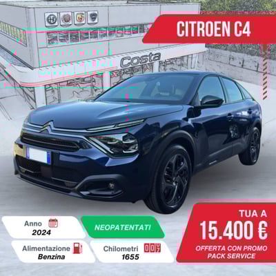 Citroen C4 1.2 puretech Plus s&amp;s 130cv eat8 del 2024 usata a Valdobbiadene