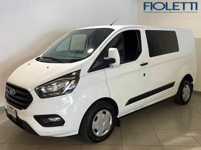 Ford Transit Custom Furgone 300 2.0 EcoBlue 130 PL-DC Furgone Trend del 2022 usata a Brescia