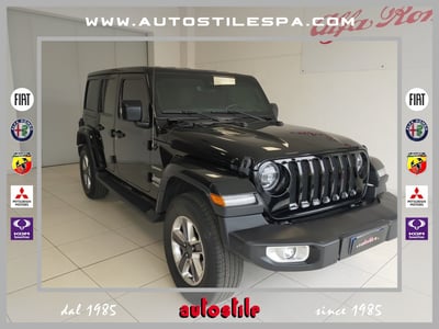 Jeep Wrangler Unlimited 2.2 Mjt II Sahara del 2020 usata a Scandiano
