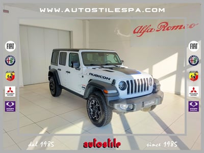 Jeep Wrangler Unlimited 2.0 atx phev Rubicon 4xe auto del 2022 usata a Scandiano