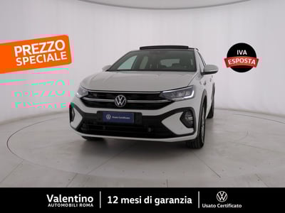 Volkswagen Taigo 1.0 TSI 110 CV DSG R-Line del 2022 usata a Roma