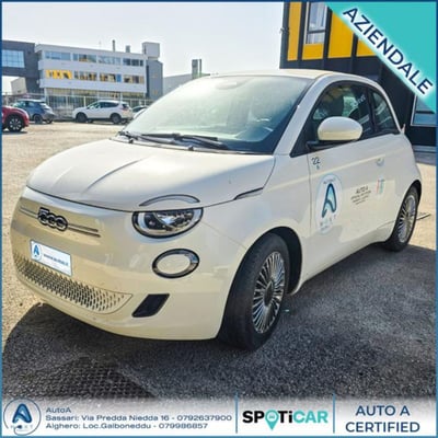 Fiat 500e Icon Berlina 42 kWh del 2022 usata a Sassari