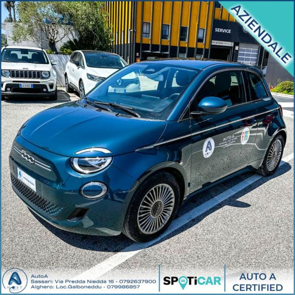 Fiat 500e usata a Sassari