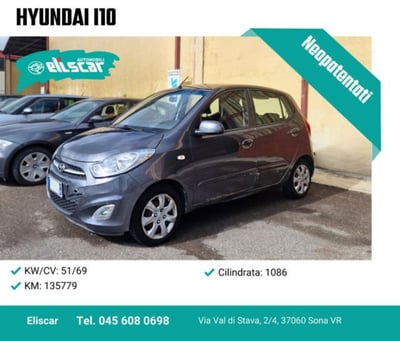 Hyundai i10 1.1 12V Classic del 2012 usata a Sona
