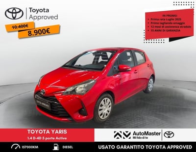 Toyota Yaris 1.D-4D 5 porte Active del 2018 usata a Ferrara