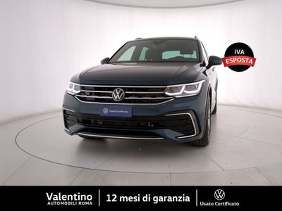 Volkswagen Tiguan 2.0 TDI 150 CV SCR DSG 4MOTION R-Line del 2021 usata a Roma