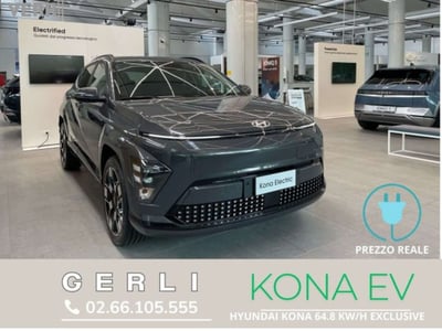 Hyundai Kona EV 64 kWh Exclusive nuova a Milano