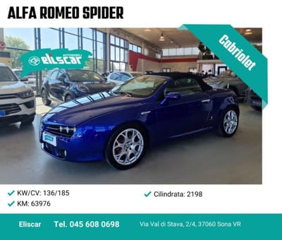 Alfa Romeo Spider 2.2 JTS del 2007 usata a Sona