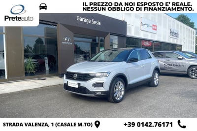 Volkswagen T-Roc 1.5 TSI ACT DSG Advanced BlueMotion Technology del 2020 usata a Caresanablot