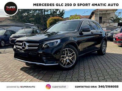 Mercedes-Benz GLC SUV 250 d 4Matic Sport del 2016 usata a Vigevano