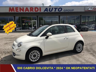 Fiat 500C Cabrio 1.0 Hybrid Dolcevita del 2024 usata a Bernezzo