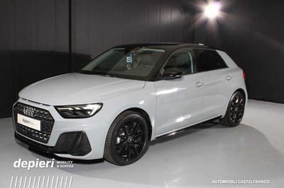 Audi A1 Sportback 30 TFSI S tronic Identity Black del 2021 usata a Castelfranco Veneto