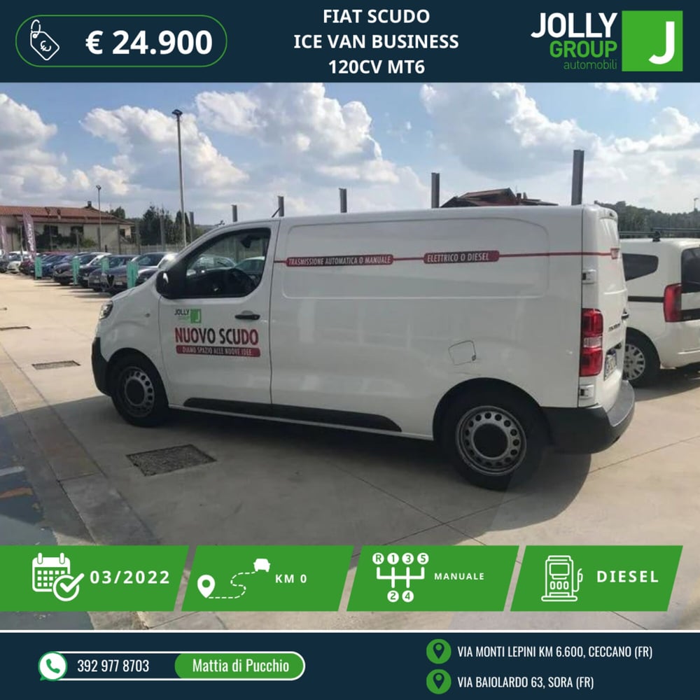 Fiat Scudo Furgone usata a Frosinone