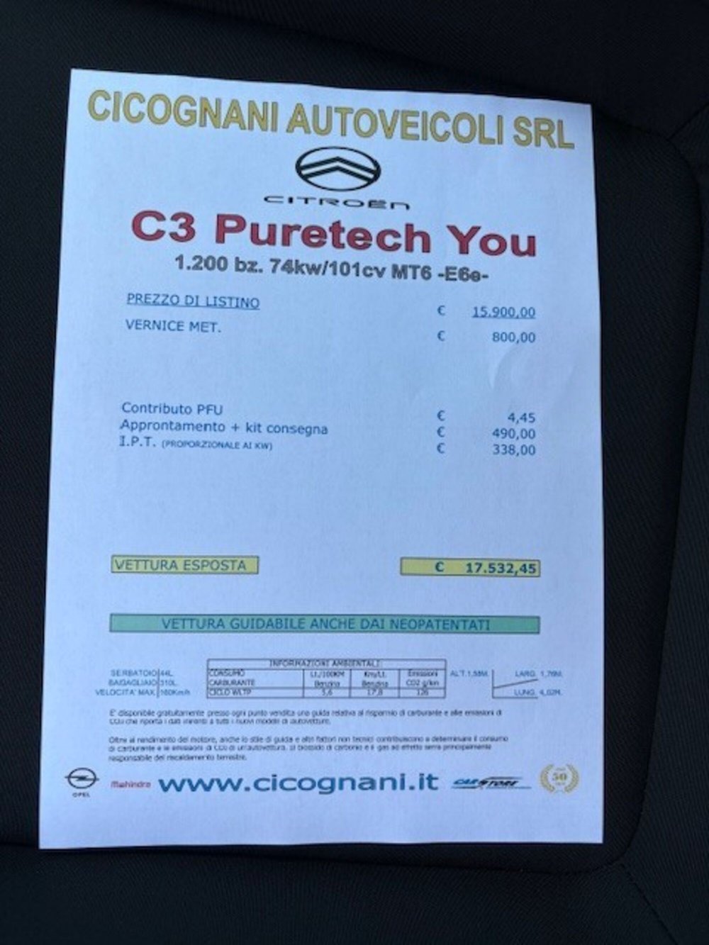 Citroen C3 nuova a Varese (2)