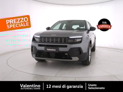 Jeep Avenger 1.2 turbo Altitude fwd 100cv del 2024 usata a Roma