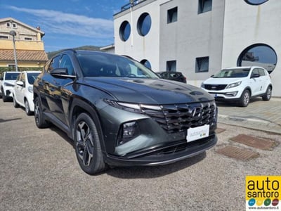 Hyundai Tucson 1.6 hev Xline 4wd auto del 2021 usata a Salerno