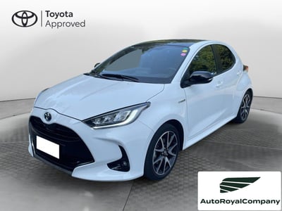 Toyota Yaris 1.5 Hybrid 5 porte Lounge del 2021 usata a Roma