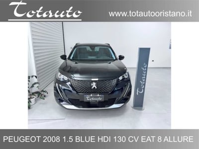 Peugeot 2008 BlueHDi 130 S&amp;S EAT8 Allure Pack del 2022 usata a Ghilarza