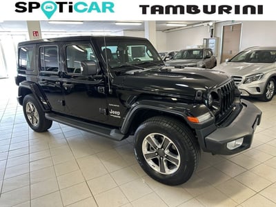 Jeep Wrangler Unlimited 2.2 Mjt II Sahara del 2019 usata a Cortona