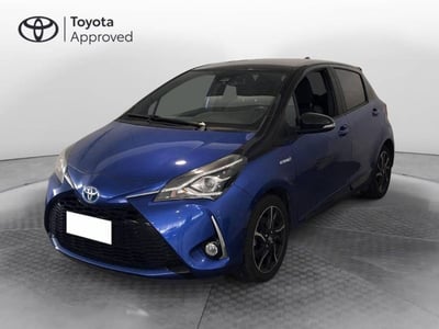 Toyota Yaris 1.5 Hybrid 5 porte Lounge Blue del 2018 usata a Torino