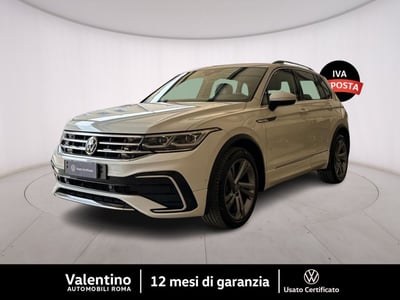 Volkswagen Tiguan 2.0 TDI 150 CV SCR DSG 4MOTION R-Line del 2022 usata a Roma
