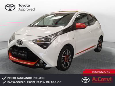 Toyota Aygo 1.0 VVT-i 72 CV 5 porte x-wave orange MMT del 2019 usata a Genzano di Roma