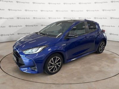 Toyota Yaris 1.5 Hybrid 5 porte Lounge Blue del 2021 usata a Albano Vercellese