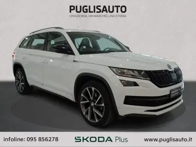 Skoda Kodiaq 2.0 TDI EVO SCR 4x4 DSG 7 posti Sportline del 2018 usata a Belpasso