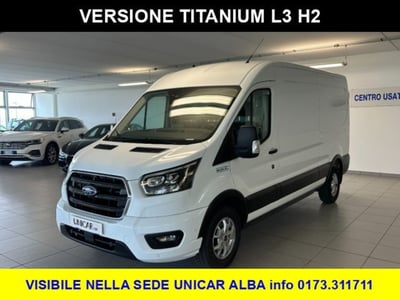 Ford Transit Furgone 350 2.0TDCi EcoBlue RWD 185CV PL-TM Furgone Titanium del 2021 usata a Alba