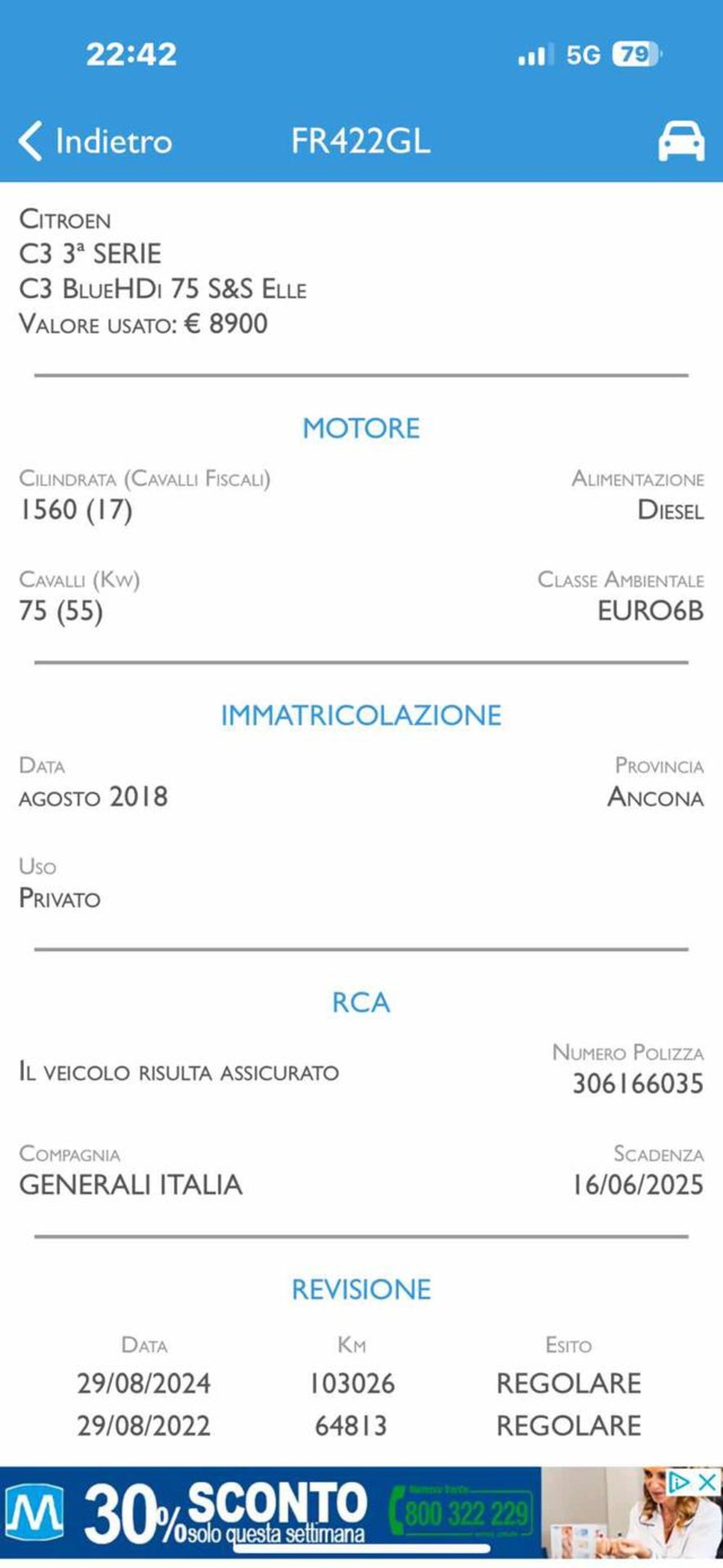Citroen C3 usata a Pesaro-Urbino (13)