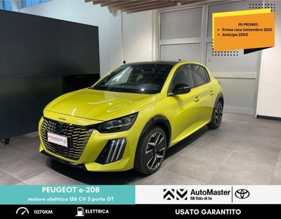 Peugeot 208 motore elettrico 136 CV 5 porte GT del 2024 usata a Ferrara