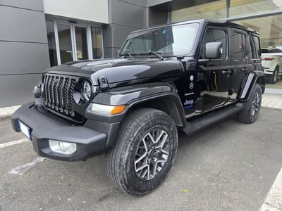 Jeep Wrangler Unlimited 2.0 PHEV ATX 4xe Sahara del 2022 usata a Ceccano