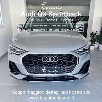 Audi Q3 Sportback 35 TDI Business Plus del 2022 usata a Ghilarza
