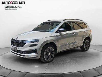 Skoda Karoq 2.0 TDI EVO SCR 115 CV DSG SportLine del 2022 usata a Brivio
