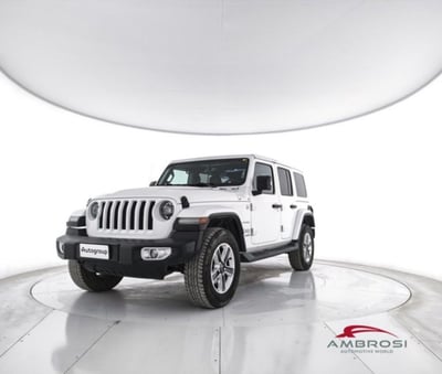 Jeep Wrangler Unlimited 2.2 Mjt II Sahara del 2019 usata a Corciano