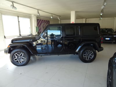 Jeep Wrangler Unlimited 2.0 atx phev Sahara 4xe auto nuova a Lucca