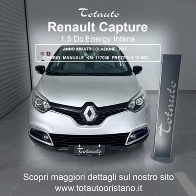 Renault Captur dCi 8V 90 CV EDC Start&amp;Stop Energy Intens del 2017 usata a Ghilarza