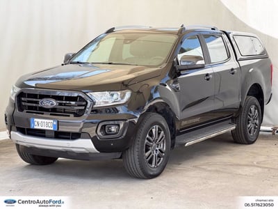 Ford Ranger Pick-up 2.0 ecoblue doppia cabina Wildtrak 4x4 170cv del 2023 usata a Albano Laziale
