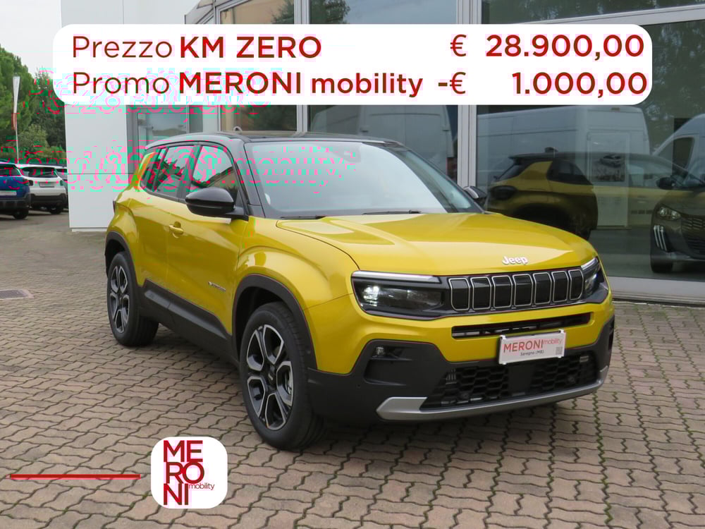 Jeep Avenger nuova a Monza e Brianza