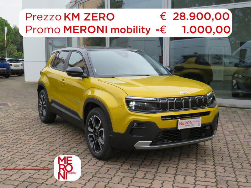 Jeep Avenger nuova a Monza e Brianza